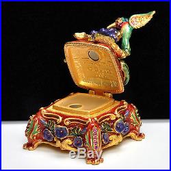 Estee Lauder BIRD IN BLOOM Compact for Solid Perfume 2004 Jay Strongwater