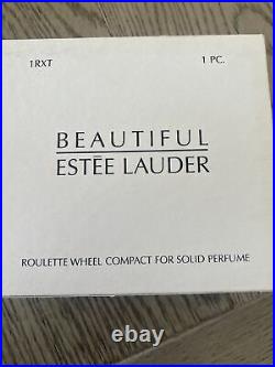 Estee Lauder Beautiful 2002 Vegas Roulette Wheel Solid Perfume Compact