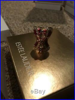 Estee Lauder Beautiful 2004 Bustier Solid Perfume Compact New In Box