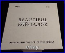 Estee Lauder Beautiful America's Apple Solid Perfume Compact NEW