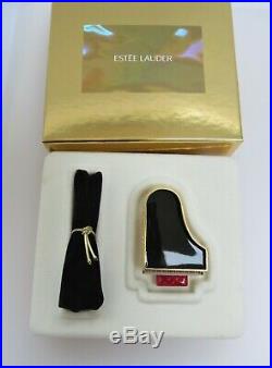 Estee Lauder Beautiful Baby Grand Piano Solid Perfume Compact 2001