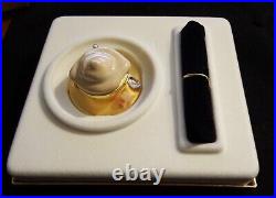 Estee Lauder Beautiful Cafe Coffee Cup Solid Perfume Compact 1999 NEW