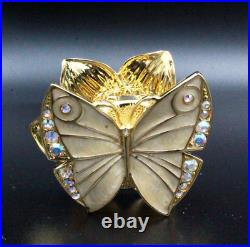 Esteé Lauder Beautiful Enchanted Butterfly NOS Solid Perfume Compact