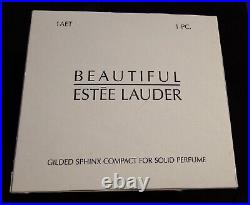 Estee Lauder Beautiful Gilded Sphinx Solid Perfume Compact NEW