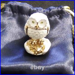 Estee Lauder Beautiful Glistening Owl Compact for Solid Perfume NEW