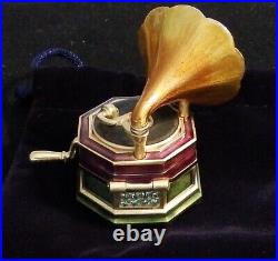 Estee Lauder Beautiful Glorious Gramophone Solid Perfume Compact NEW