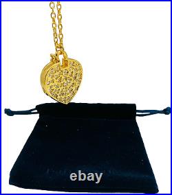 Estee Lauder Beautiful Love Locket EMPTY Solid Perfum Necklace 2017 CASE New