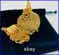 Estee Lauder Beautiful Love Locket EMPTY Solid Perfum Necklace 2017 CASE New