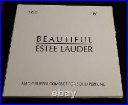 Estee Lauder Beautiful Magic Slipper Solid Perfume Compact NEW