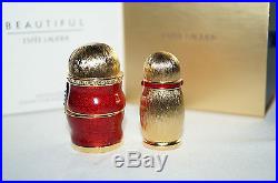 Estee Lauder Beautiful NESTING DOLL Solid Perfume Compact in DBL Box 2008