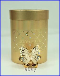 Estee Lauder'Beautiful' Solid Perfume Compact Enchanted Butterfly- FULL