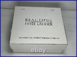 Estee Lauder Beautiful Watering Can 2001 Solid Perfume Compact Full/Unused