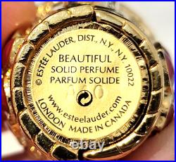 Estee Lauder Beautiful Watering Can 2001 Solid Perfume Compact NIB #1