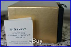 Estee Lauder Bejeweled JEWELED JUKEBOX Solid Perfume Compact With Box