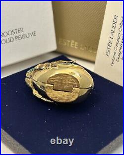 Estee Lauder'Bejeweled Rooster' Solid Perfume Compact