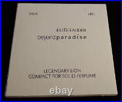 Estee Lauder Beyond Paradise Legendary Lion Compact for Solid Perfume NEW
