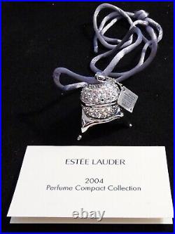 Estee Lauder Beyond Paradise Shimmering Sphere Solid Perfume Compact NEW