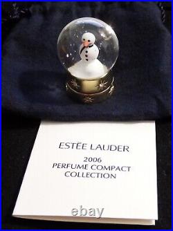 Estee Lauder Beyond Paradise Snow Globe Solid Perfume Compact NEW