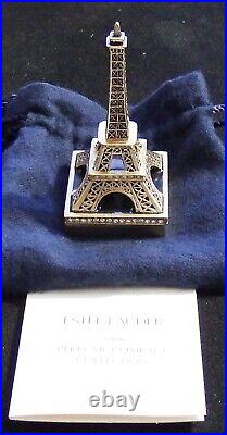 Estee Lauder Beyond Paradise Solid Perfume Eiffel Tower Compact NEW