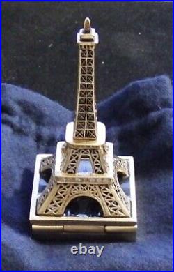 Estee Lauder Beyond Paradise Solid Perfume Eiffel Tower Compact NEW