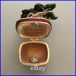 Estee Lauder Bonsai Tree 2007 & Chinese Junk 2003 Solid Perfume Compact