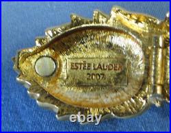 Estee Lauder Butterfly'Fluttering Feather' Solid Perfume Compact EXC