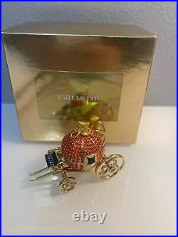 Estee Lauder Cinderella's Coach Solid Perfume Compact, Original Box