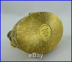 Estee Lauder Cinnabar Solid Perfume Compact IMPERIAL DOG 1984 Empty Rare