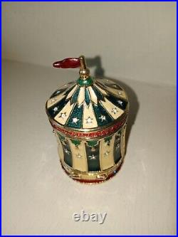 Estee Lauder Circus Tent Solid Perfume Compact 2001 EMPTY NO BOX 2.5