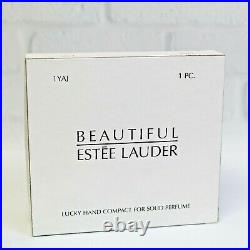 Estee Lauder Compact Lucky Hand 2002 Solid Perfume Gambler Poker MIBB Beautiful