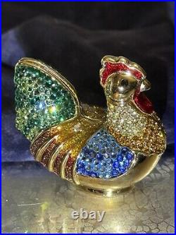 Estee Lauder Compacts Collection Rooster2004 Austrian Crystals /Judith Lieber