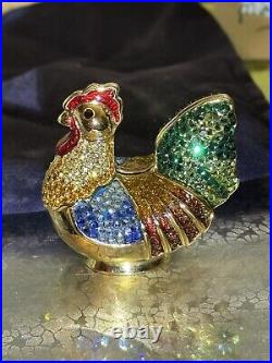 Estee Lauder Compacts Collection Rooster2004 Austrian Crystals /Judith Lieber