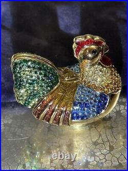 Estee Lauder Compacts Collection Rooster2004 Austrian Crystals /Judith Lieber