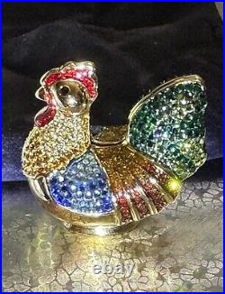 Estee Lauder Compacts Collection Rooster2004 Austrian Crystals /Judith Lieber