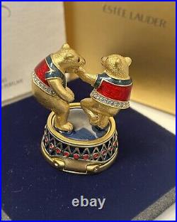 Estee Lauder'Dancing Bears' Solid Perfume Compact