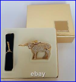 Estee Lauder Dazzling GOLD Shimmering Steer Solid Perfume Compact NIB 2000