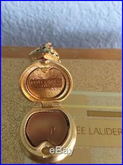 Estee Lauder Dazzling Gold PIROUETTE Solid Pure Perfume Compact 2001 Women Her