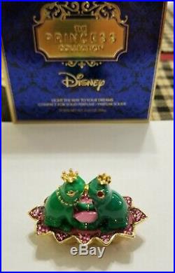 Estee Lauder & Disney Solid Perfume Compact Frog Prince Light The Way NIBB