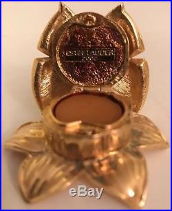 Estee Lauder Enchanted Butterfly Solid Perfume Compact 2000 Beautiful Scent