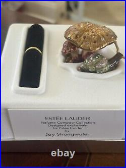 Estee Lauder Enchanted Mushroom Jay Strongwater Solid Perfume Compact 2003