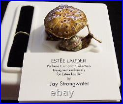 Estee Lauder Enchanted Mushroom Jay Strongwater Solid Perfume Compact NEW