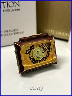 Estee Lauder'Fragrant Treasures' Solid Perfume Compact Jay Strongwater Signed