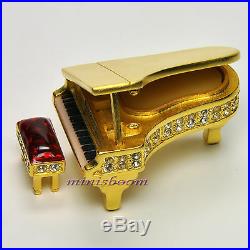 Estee Lauder GRAND PIANO Compact for Solid Perfume 1999 With Box