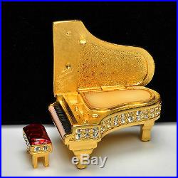 Estee Lauder GRAND PIANO Compact for Solid Perfume 1999 With Box