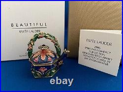 Estee Lauder Garden Teapot Solid Perfume Compact Signed By J. Strongwater