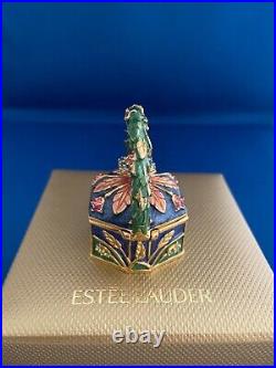 Estee Lauder Garden Teapot Solid Perfume Compact Signed By J. Strongwater