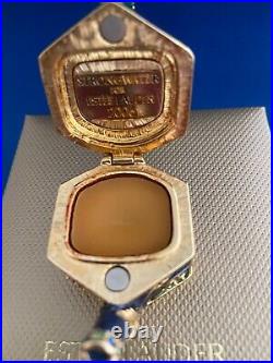 Estee Lauder Garden Teapot Solid Perfume Compact Signed By J. Strongwater