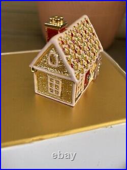 Estee Lauder Gingerbread House Solid Perfume Compact NEW