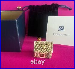 Estee Lauder Gingerbread House Solid Perfume Compact NEW