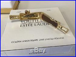 Estee Lauder Golden Anniversary 2003 Solid Perfume compact rare New